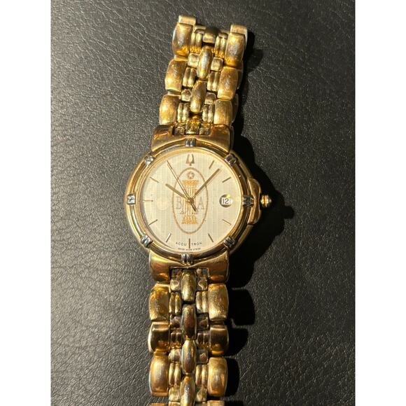 Accutron Gold Tone Men’s Watch. New Battery. - Picture 6 of 11